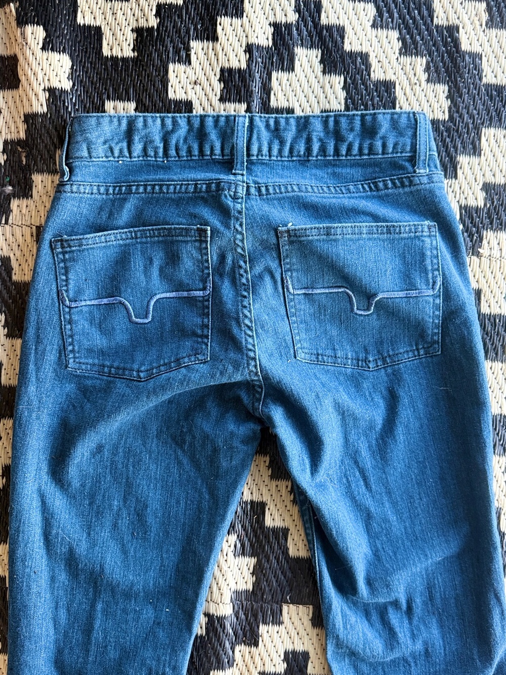 Kimes Ranch Lola Trouser Jeans Women’s Size 4 Western Flare Denim USA Made - Picture 7 of 8